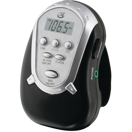 GPX R300S front view showing armband and compact radio, ideal for active use
