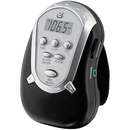 GPX open battery compartment with two AAA batteries, convenient replaceable power
