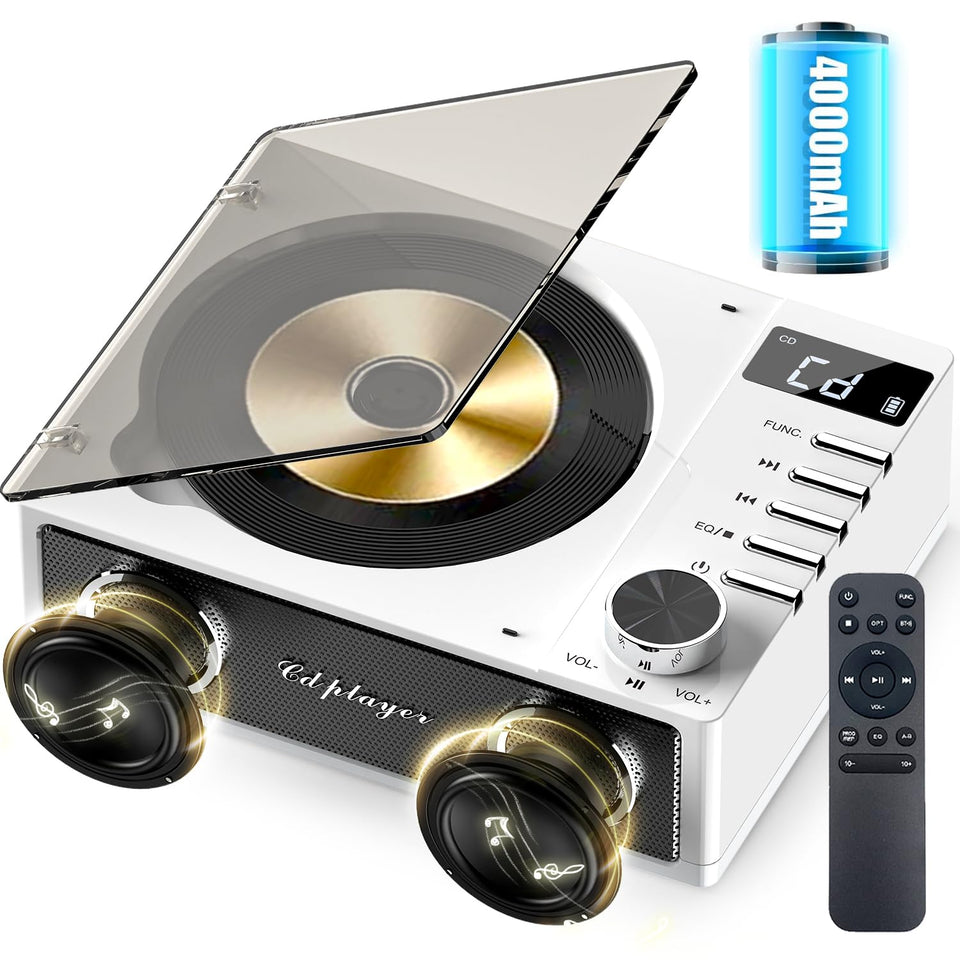 gracioso front view showing dual speakers and compact design for clear stereo sound