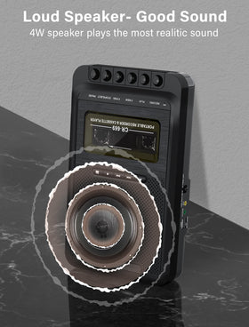 Gracioso in use recording with external mic showing straightforward capture