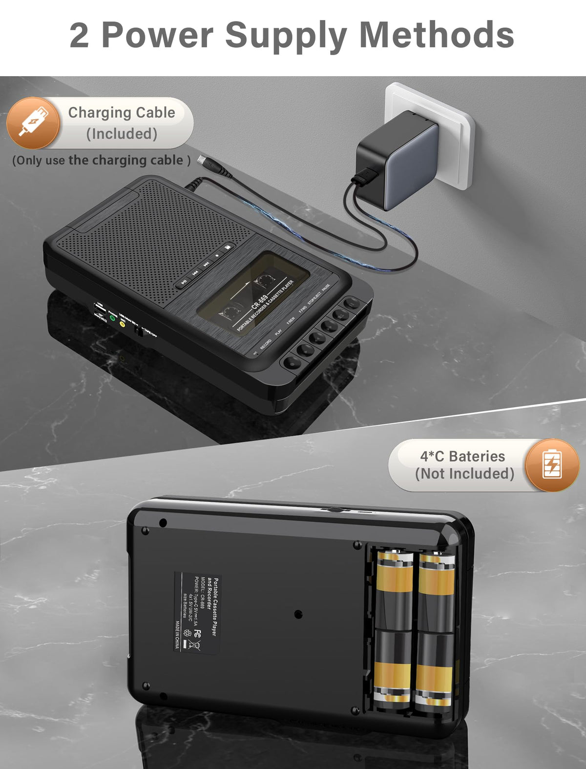 Gracioso size comparison with USB drive highlighting compact archival benefit