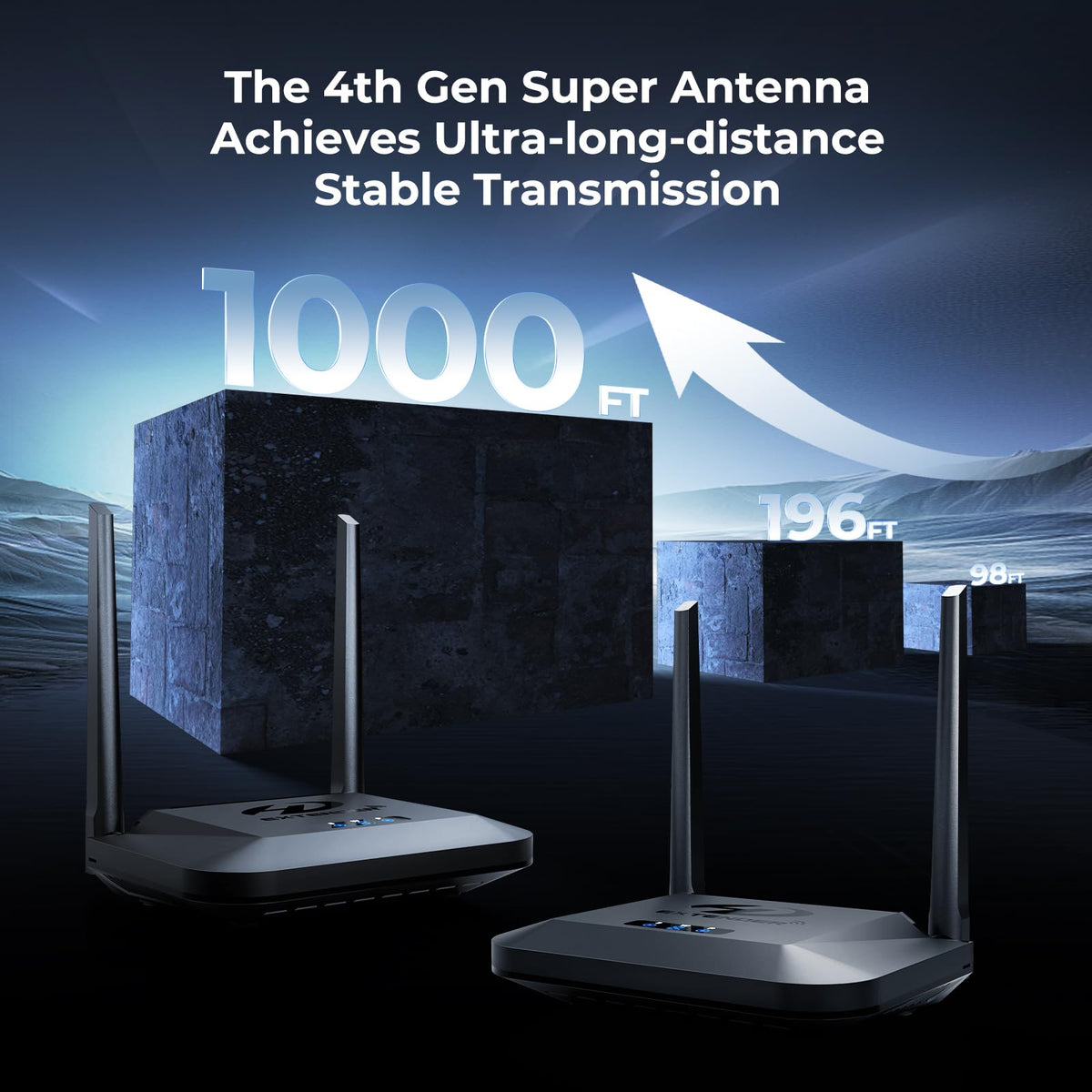 Graige HDMI loop-out feature enables dual-screen viewing.