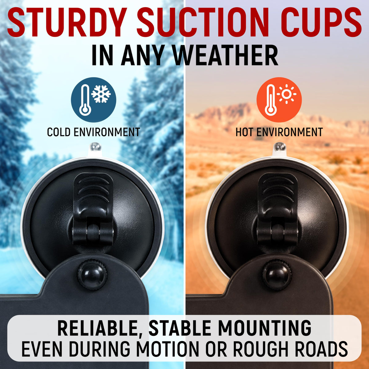 Tool-free silicone case install simplifies mounting and removal.