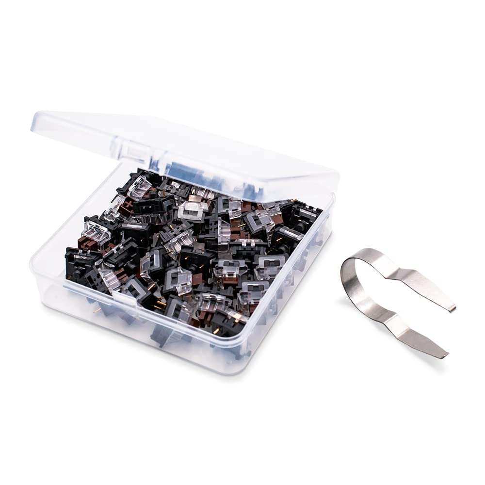 Granvela Outemu Brown Switches 32 easy installation for hot-swappable keyboards.