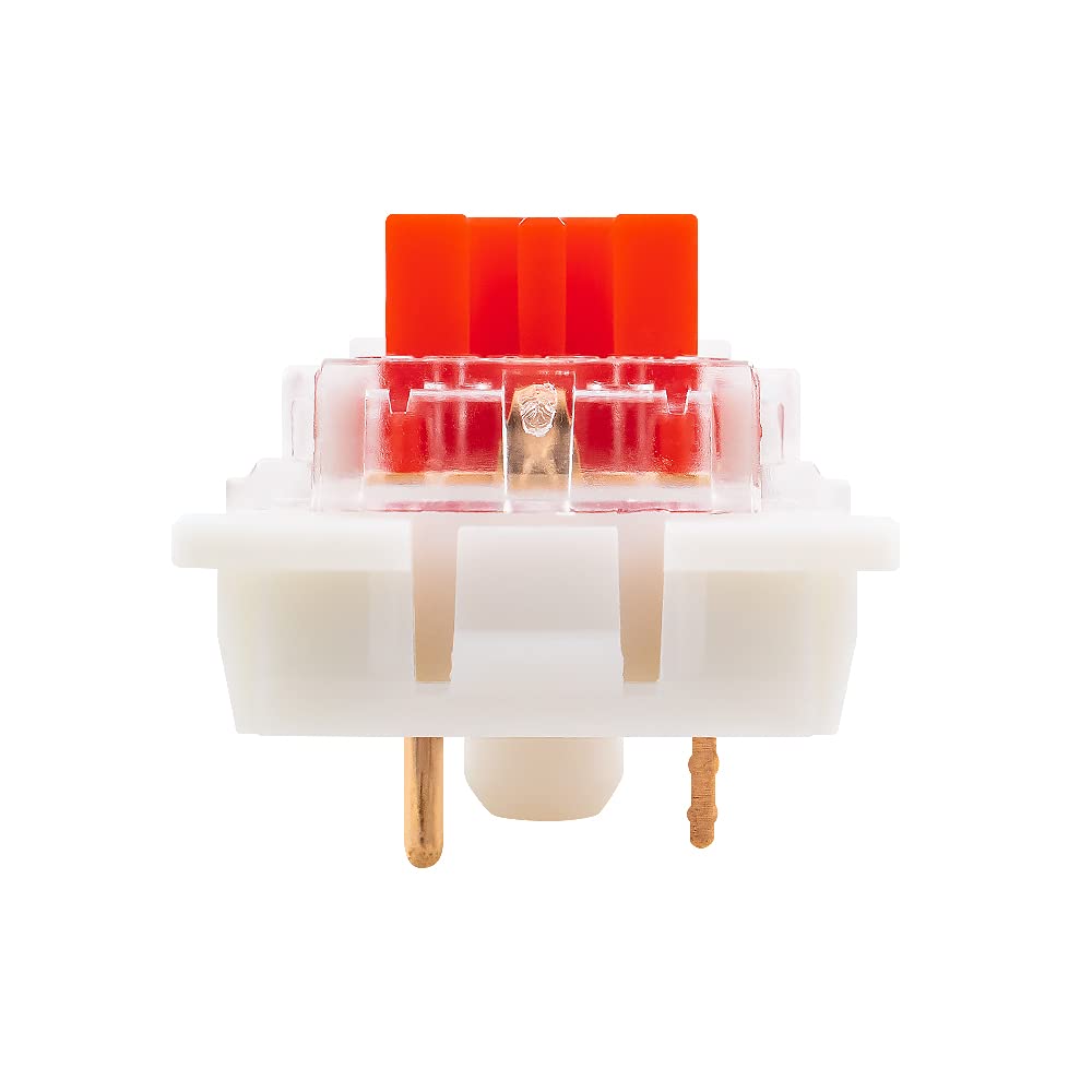 Granvela OUTEMU stem closeup highlighting MX cross and stability benefit consistent keycap fit