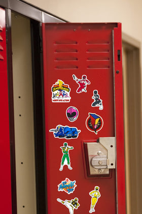 GRAPHICS AND MORE Mighty Morphin Power Rangers decals for indoor and outdoor gear.