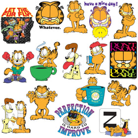 GRAPHICS AND MORE Garfield notebook decorations to brighten planning pages.