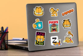GRAPHICS AND MORE Garfield tablet case accents for quick styling.