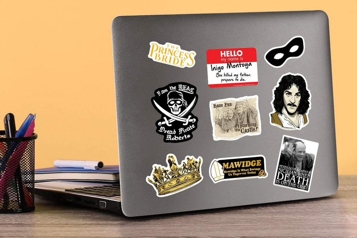 Graphics & More Princess Bride luggage sticker adds character on trips.