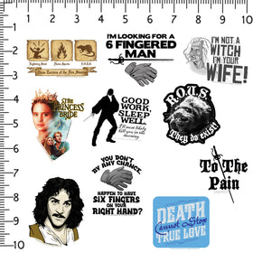 Graphics & More Princess Bride water bottle sticker boosts visual flair and durability.