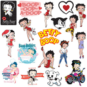 Graphics & More Betty Boop notebook stickers bring personality to planners and journals.