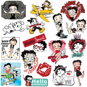 Graphics & More Betty Boop tablet stickers offer quick, removable decoration on screens.