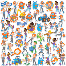 GRAPHICS & MORE Blippi die-cut stickers brighten laptops with durable vinyl