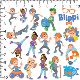 GRAPHICS & MORE Blippi vibrant colors stickers stand out on water bottles for everyday adventures