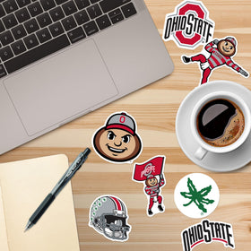 GRAPHICS & MORE Buckeyes helmet decal for tablet case, high visibility color.