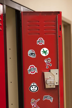 GRAPHICS & MORE Buckeyes stylized lettering on tumbler for bold university branding.