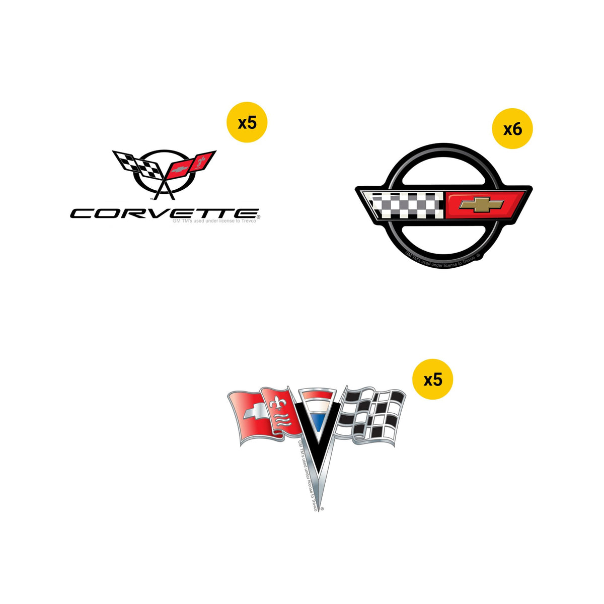GRAPHICS & MORE Chevrolet Corvette tablet stickers for long-lasting color and protection