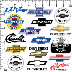 GRAPHICS & MORE Chevrolet truck branding sticker enhances water bottle branding