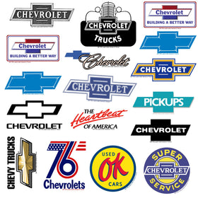 GRAPHICS & MORE Chevrolet vintage slogan sticker adds nostalgic flair to planners