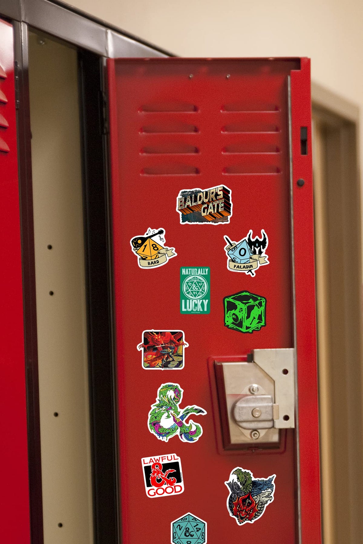 Graphics & More D&D stickers outdoor-ready and fade resistant.