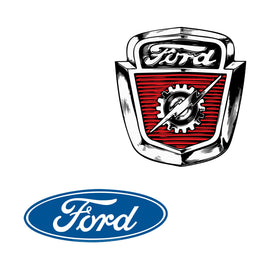 GRAPHICS & MORE vintage emblems for scrapbooks enhance pages with Ford charm.