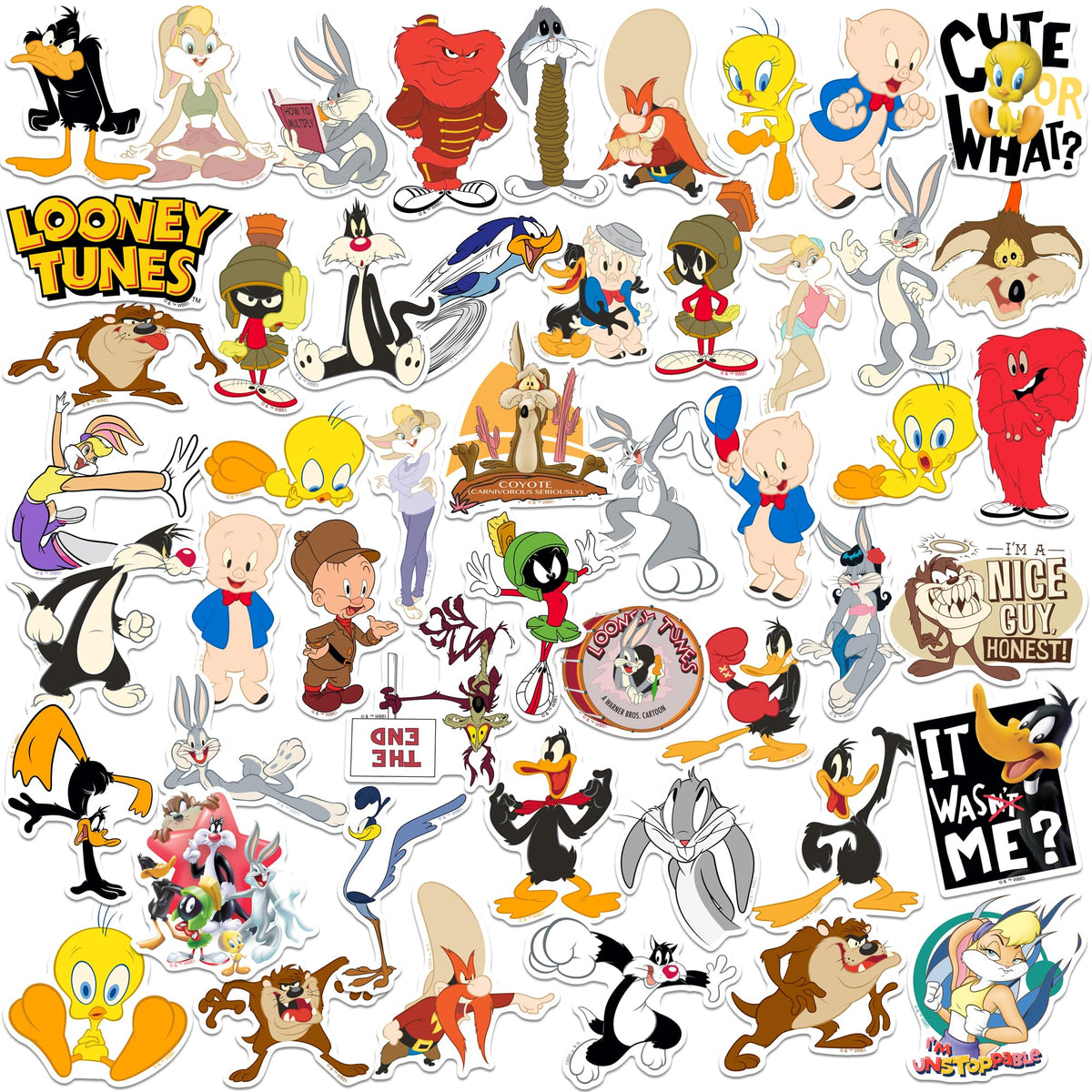 GRAPHICS & MORE Looney Tunes stickers on laptop for bold style and durable color