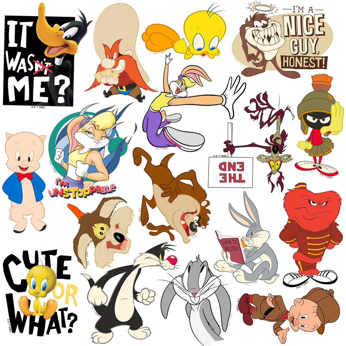 GRAPHICS & MORE Looney Tunes tablet case decals for durable, easy-to-apply decor