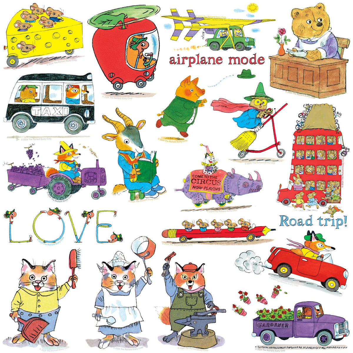 GRAPHICS & MORE Busy World tablet sticker adds character to your device with durable, fade-resistant color.