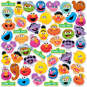 GRAPHICS & MORE Sesame Street Elmo 50ct sticker for laptops and water bottles