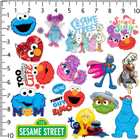 GRAPHICS & MORE Sesame Street Cookie Monster sticker on water bottle adds fun to routines.