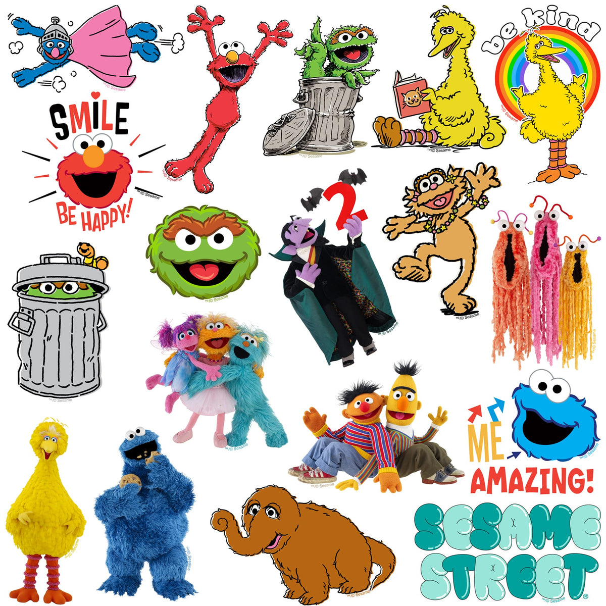 GRAPHICS & MORE Sesame Street Oscar the Grouch sticker on phone case bold personality.
