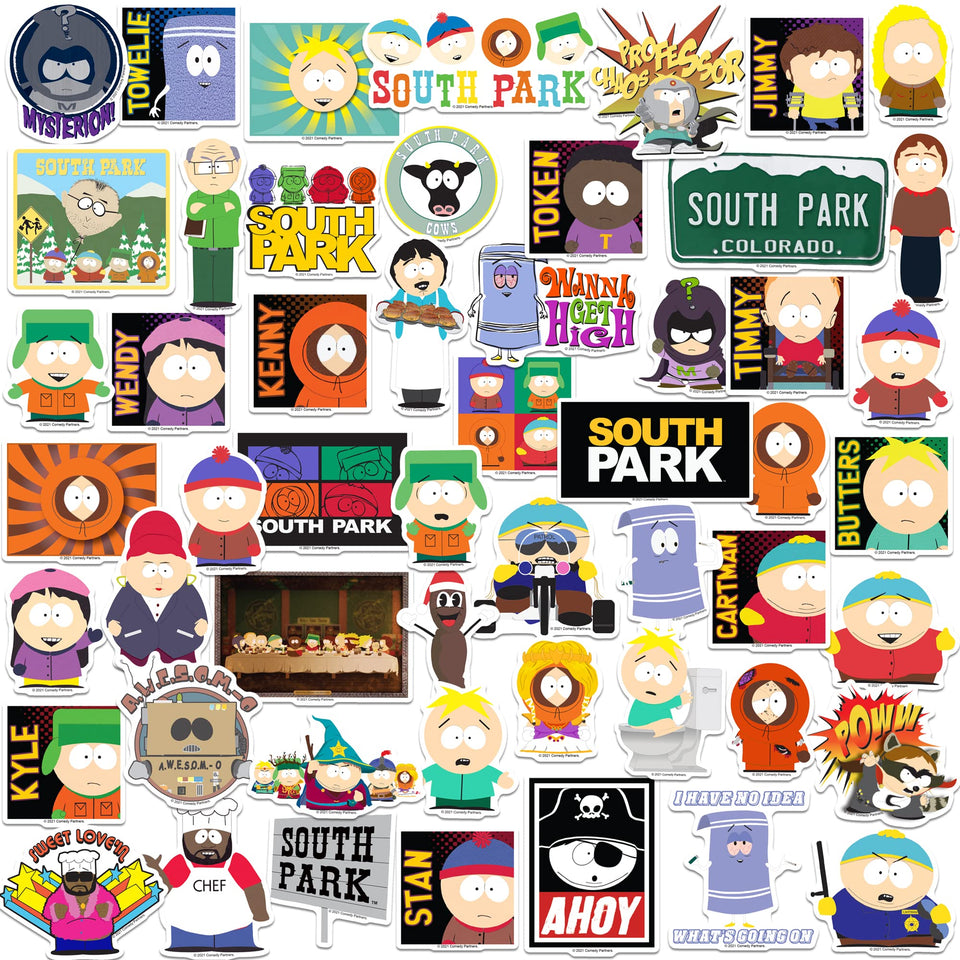 GRAPHICS & MORE South Park laptop stickers add bold personality to your device.