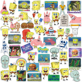 Graphics & More SpongeBob meme sticker pack packshot for quick surface decoration.