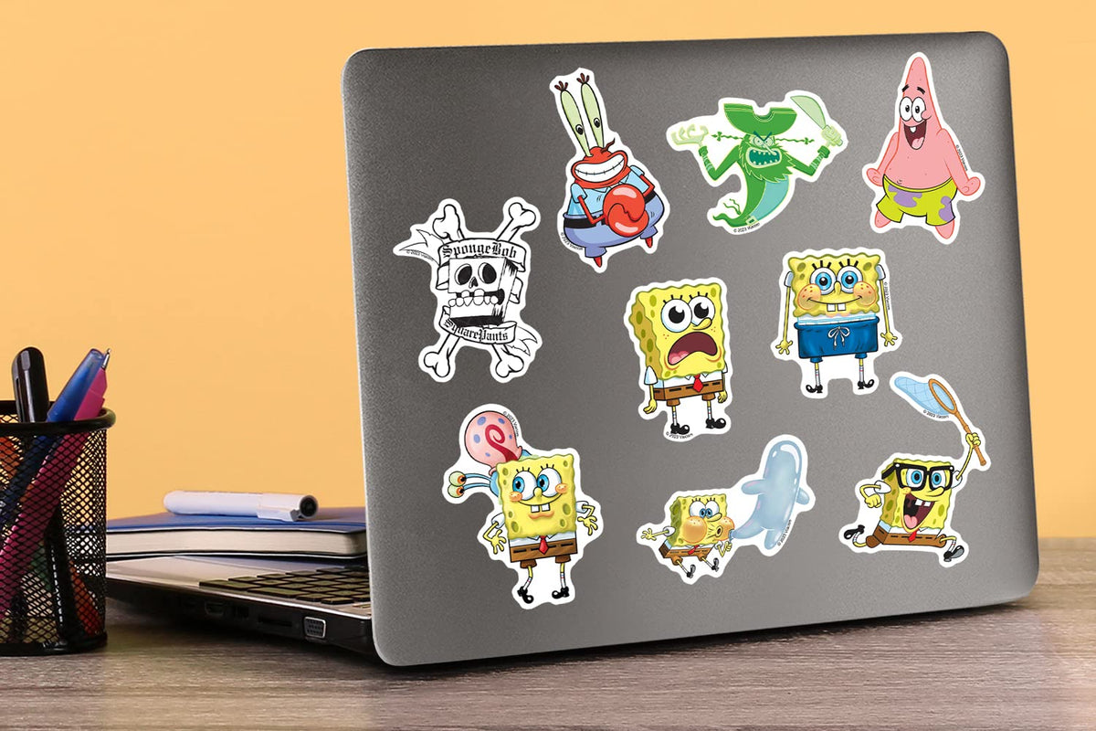 GRAPHICS & MORE SpongeBob stickers on notebooks or planners for quick organization.