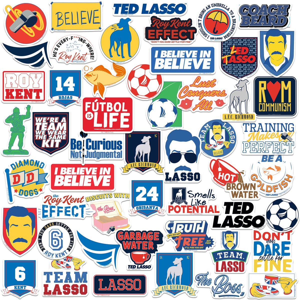 GRAPHICS & MORE Ted Lasso Believe sticker on laptop for daily motivation