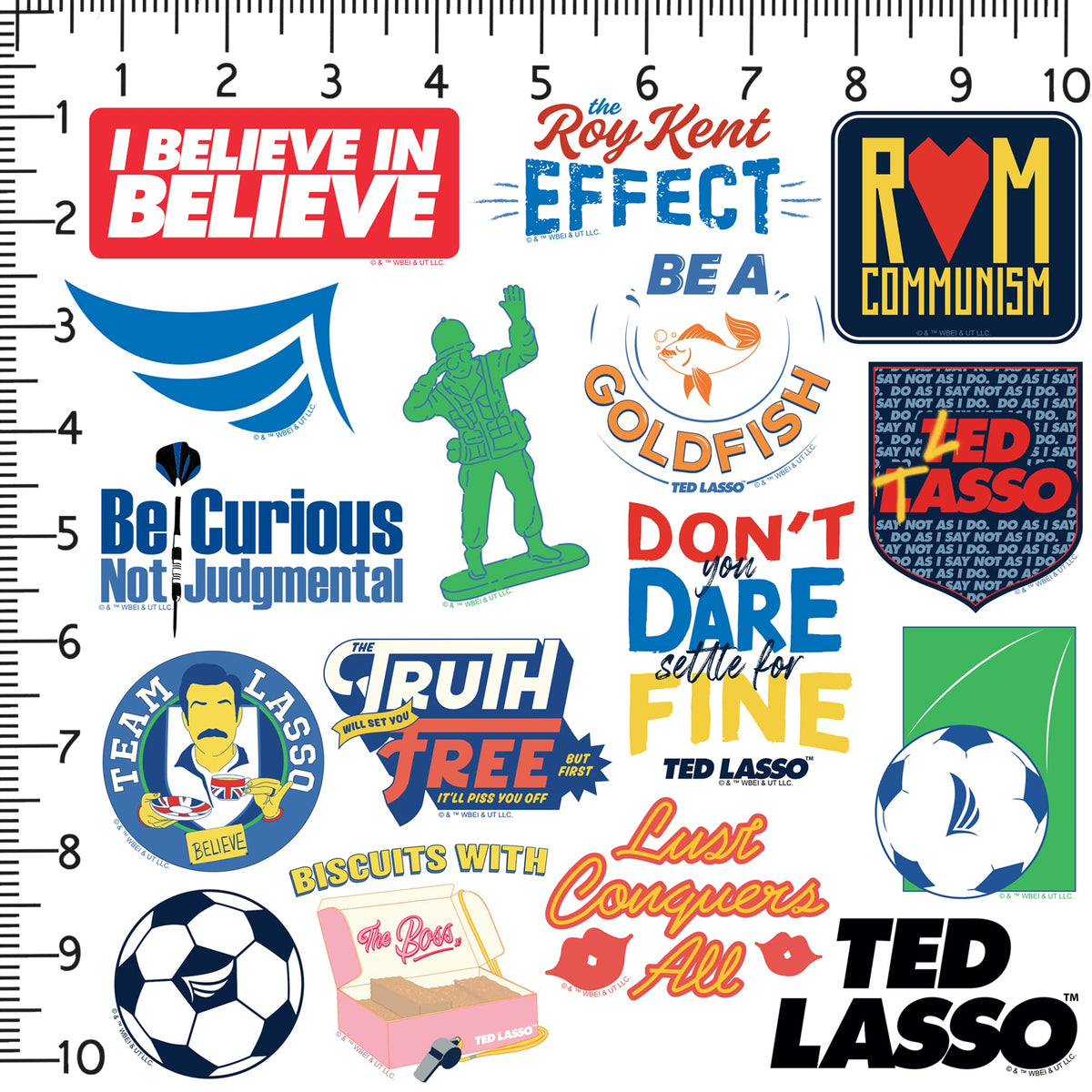 GRAPHICS & MORE Ted Lasso Coach Beard sticker on water bottle