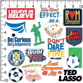 GRAPHICS & MORE Ted Lasso Coach Beard sticker on water bottle