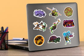 GRAPHICS & MORE TMNT Mutant Mayhem indoor/outdoor stickers endure weather and daily wear