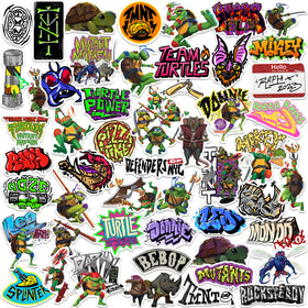 GRAPHICS & MORE TMNT Mutant Mayhem laptop stickers brighten laptops and notebooks