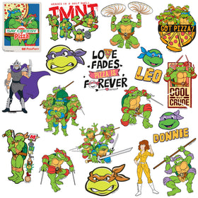 GRAPHICS & MORE TMNT sticker pack on a notebook personalizes your study setup with lasting flair.