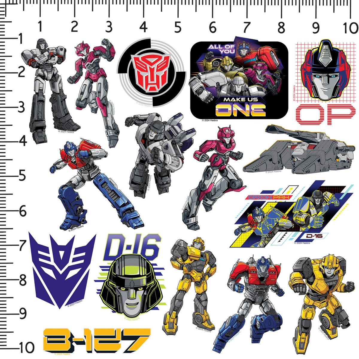 GRAPHICS & MORE Transformers One Decepticons sticker adds edgy style to water bottles.