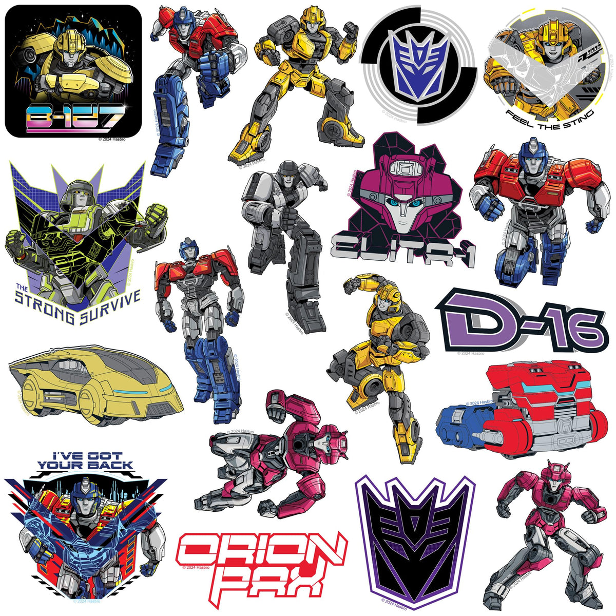 GRAPHICS & MORE Transformers One die-cut vinyl sticker with durable, easy-to-apply design.