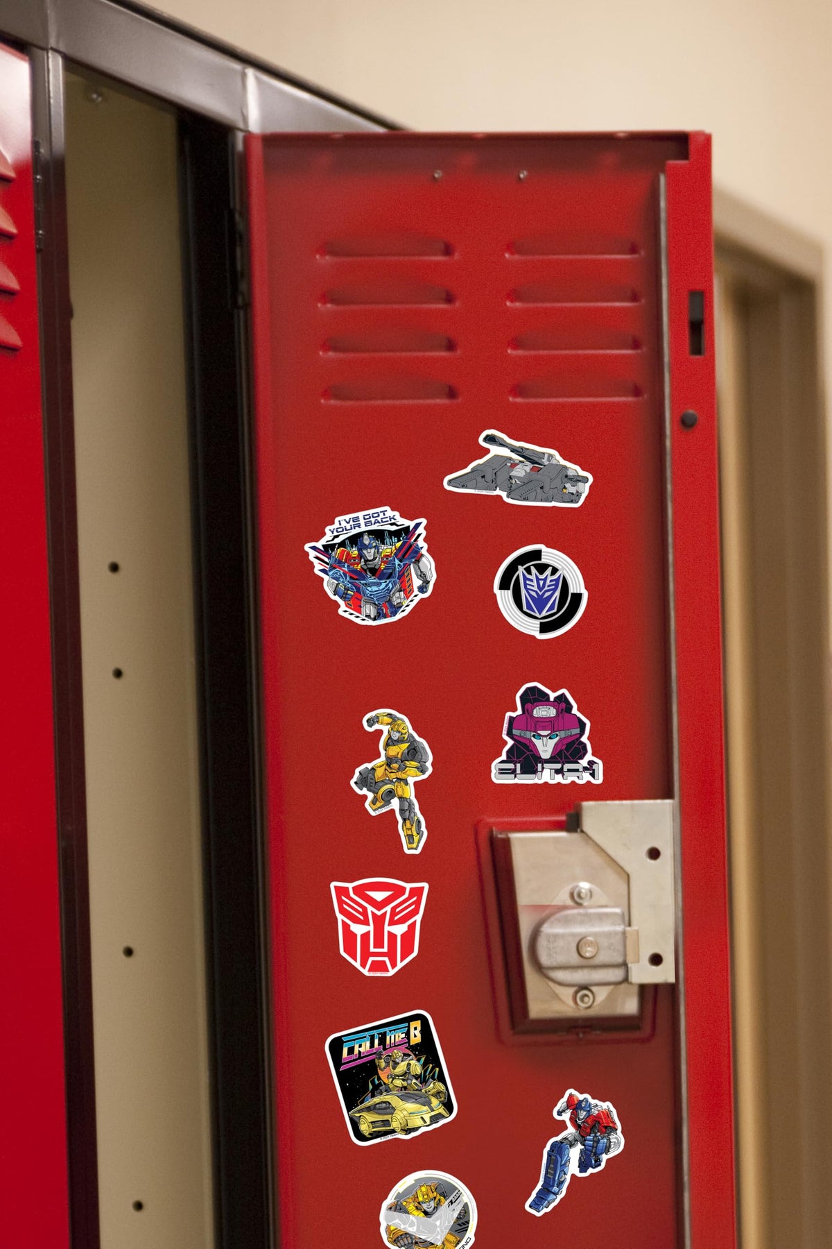 GRAPHICS & MORE Transformers One stickers enhance collectors' displays with iconic designs.