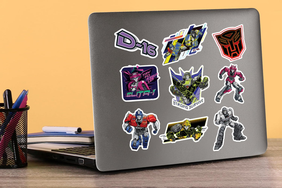 GRAPHICS & MORE Transformers One sticker set keeps colors vibrant during daily use.