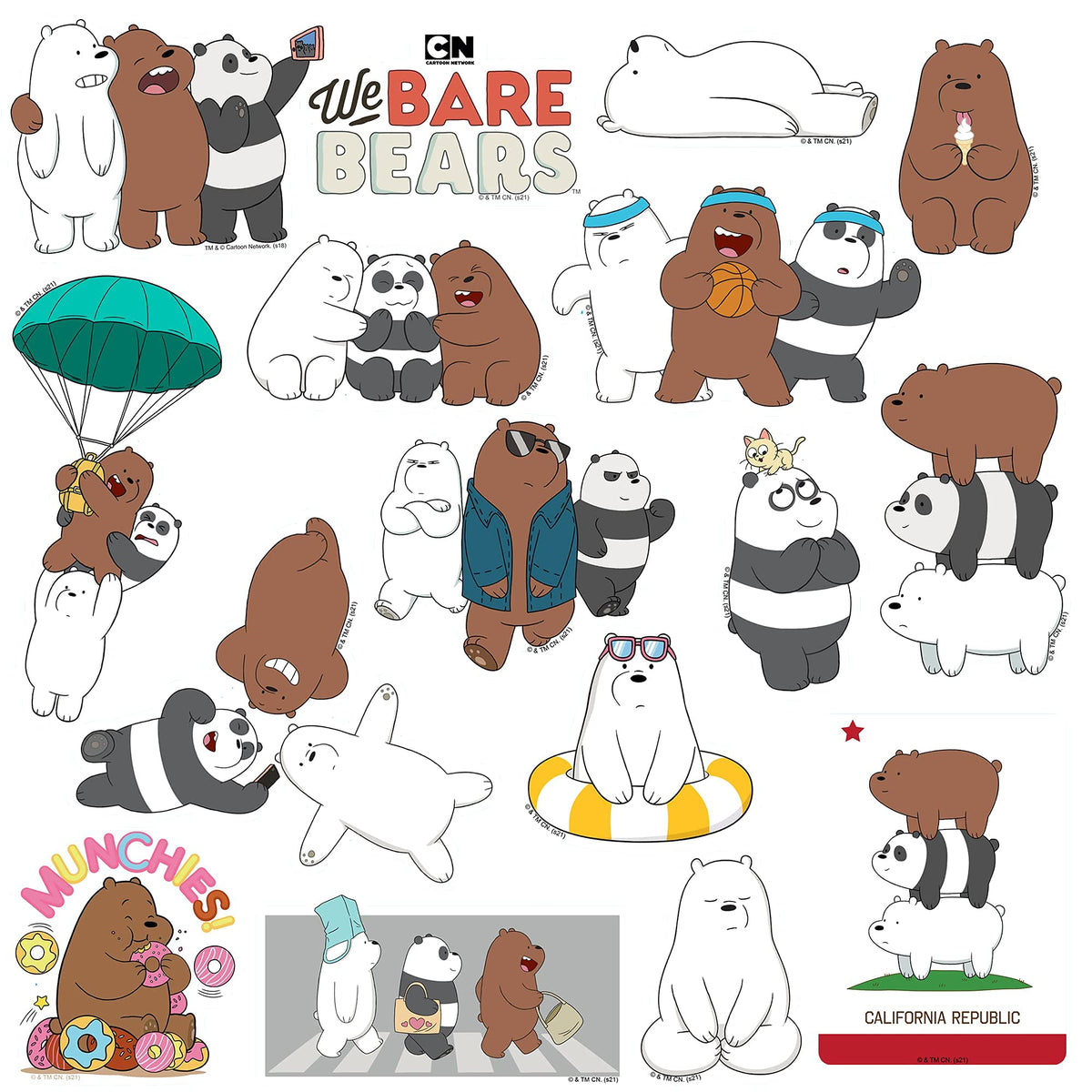GRAPHICS & MORE detailed view of Grizzly sticker edges demonstrating precise die-cut