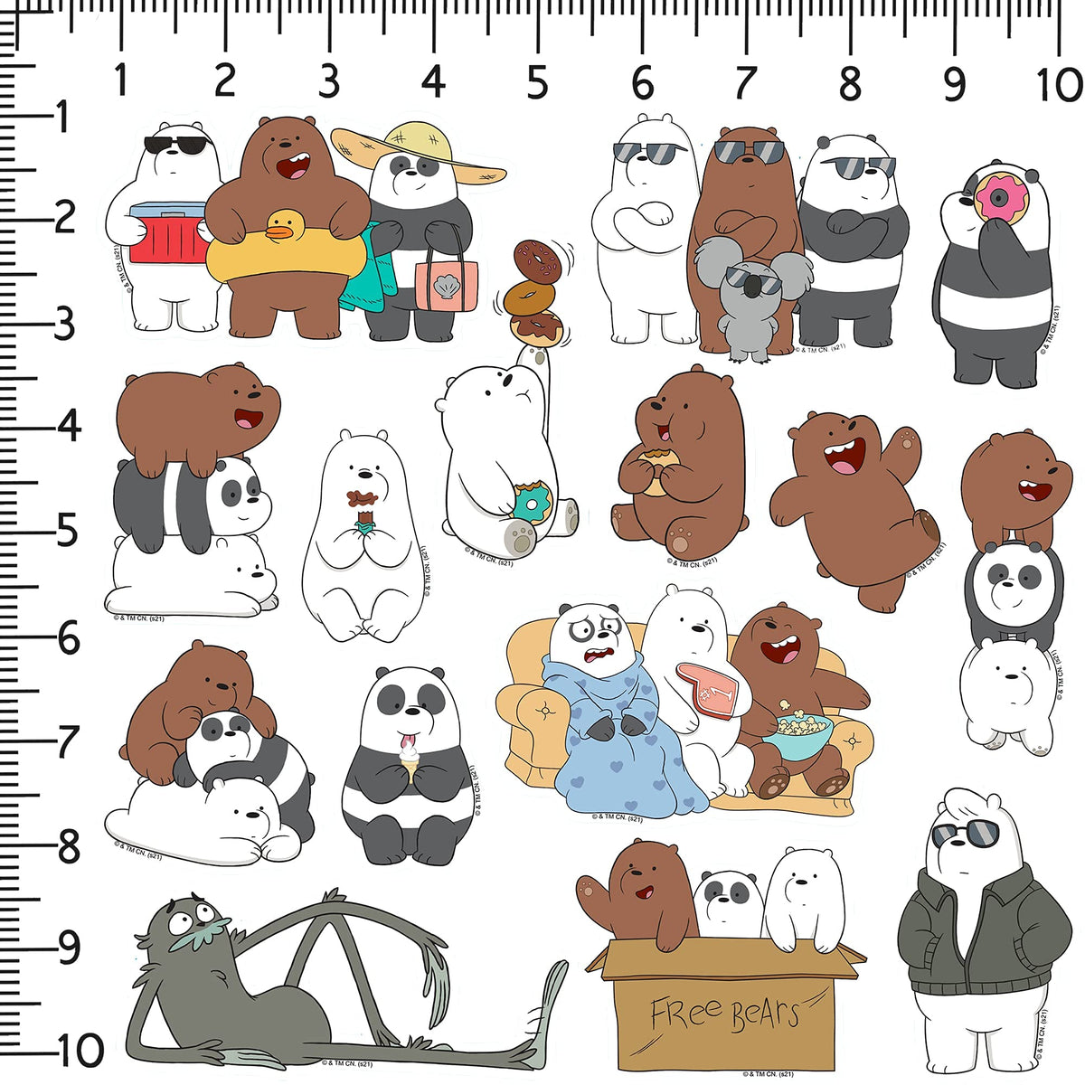 GRAPHICS & MORE close-up of sticker sheet texture and print clarity for vibrant colors