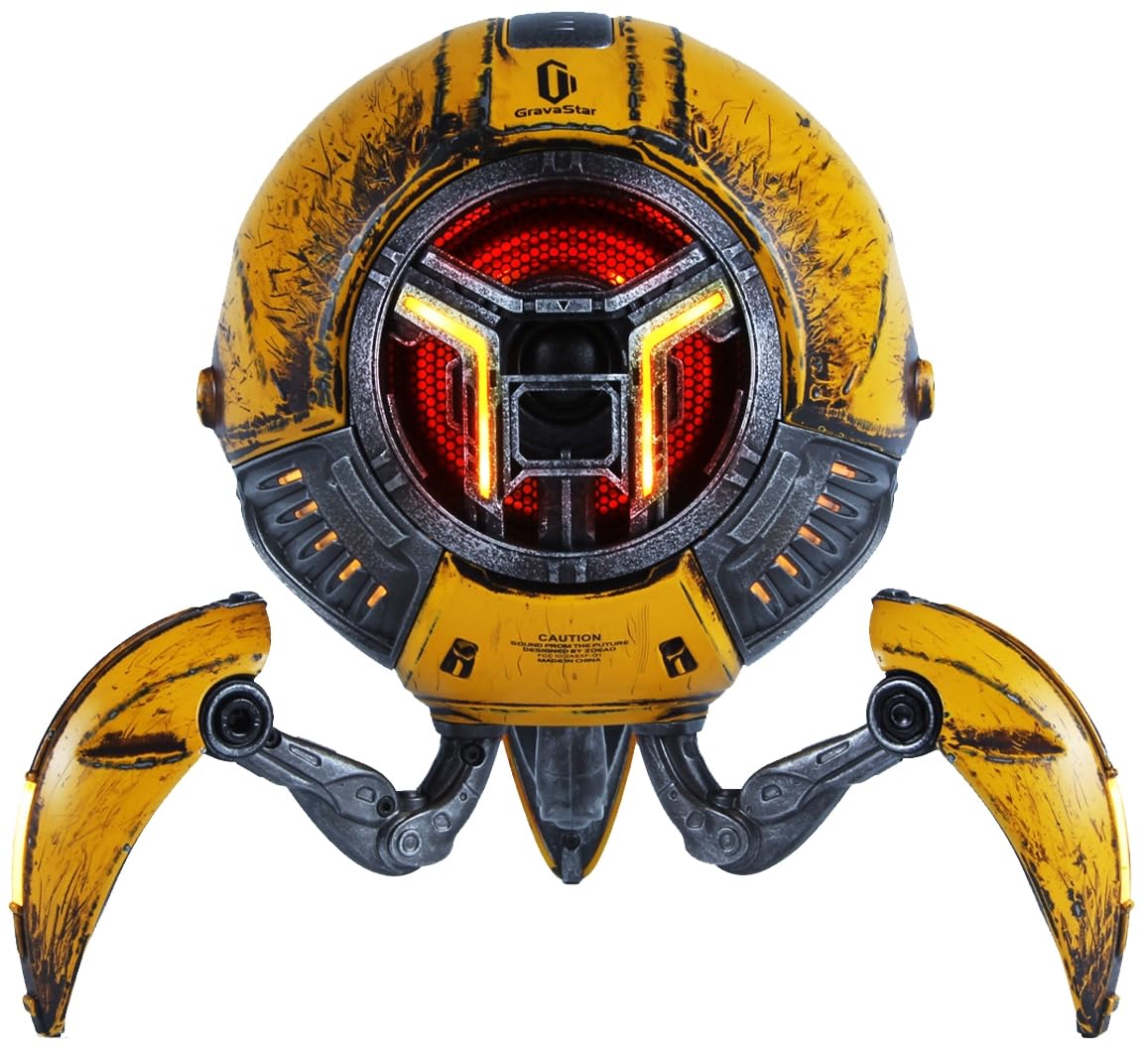 GravaStar Mars Pro front view showing bold design and compact form for home use