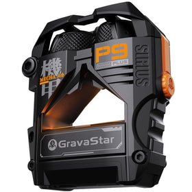 GravaStar Sirius Plus case with lid open for easy access and charging