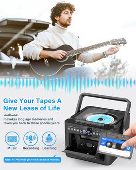 Greadio boombox with 5000mAh battery enables extended use anywhere.