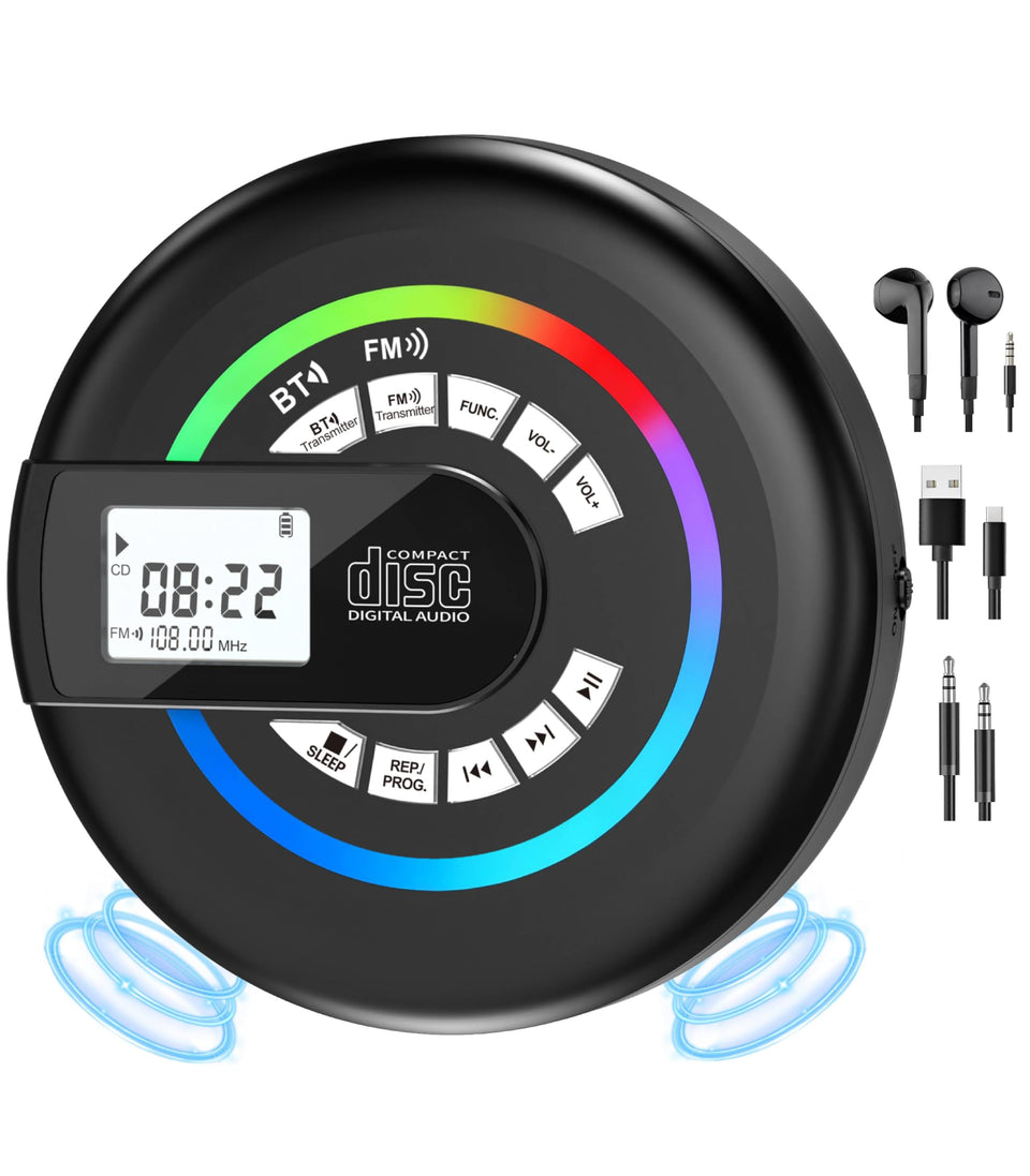 Greadio front view showing controls and easy operation for quick use